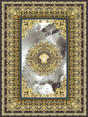 فرش 700 شانه وینتیج طلاکوب کد 5362 فردین